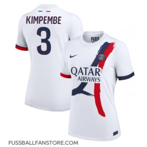 Paris Saint-Germain Presnel Kimpembe #3 Replik Auswärtstrikot Damen 2024-25 Kurzarm